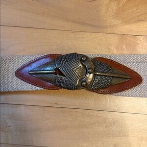 Omega Stretch Brass Buckle Belt